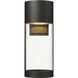 Trefor LED 15 inch Powder Coated Black Outdoor Wall Sconce